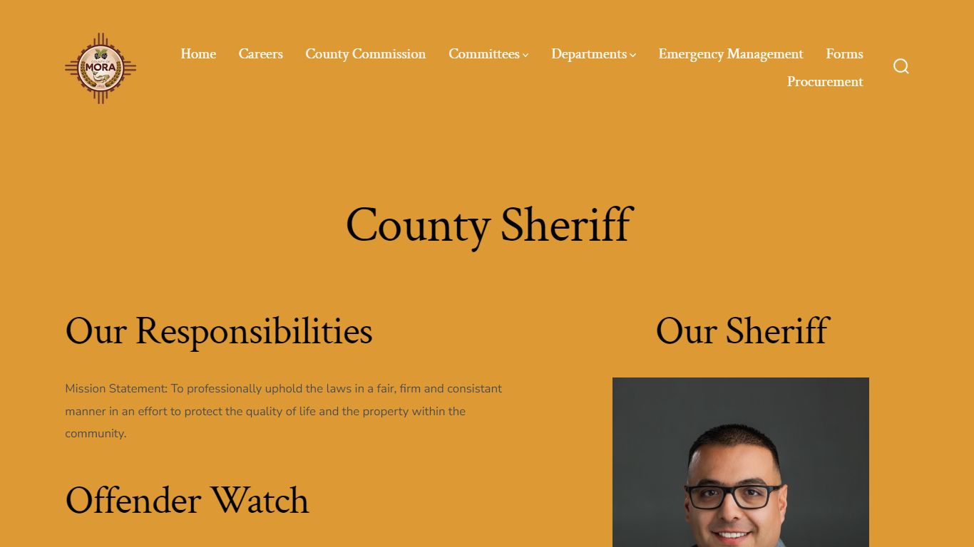 County Sheriff